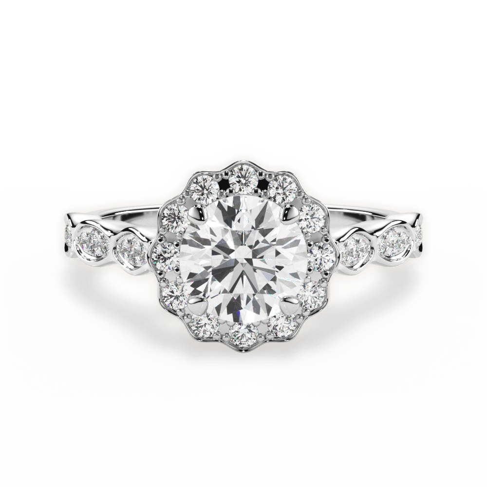 The Talia Halo - Lotus Diamond