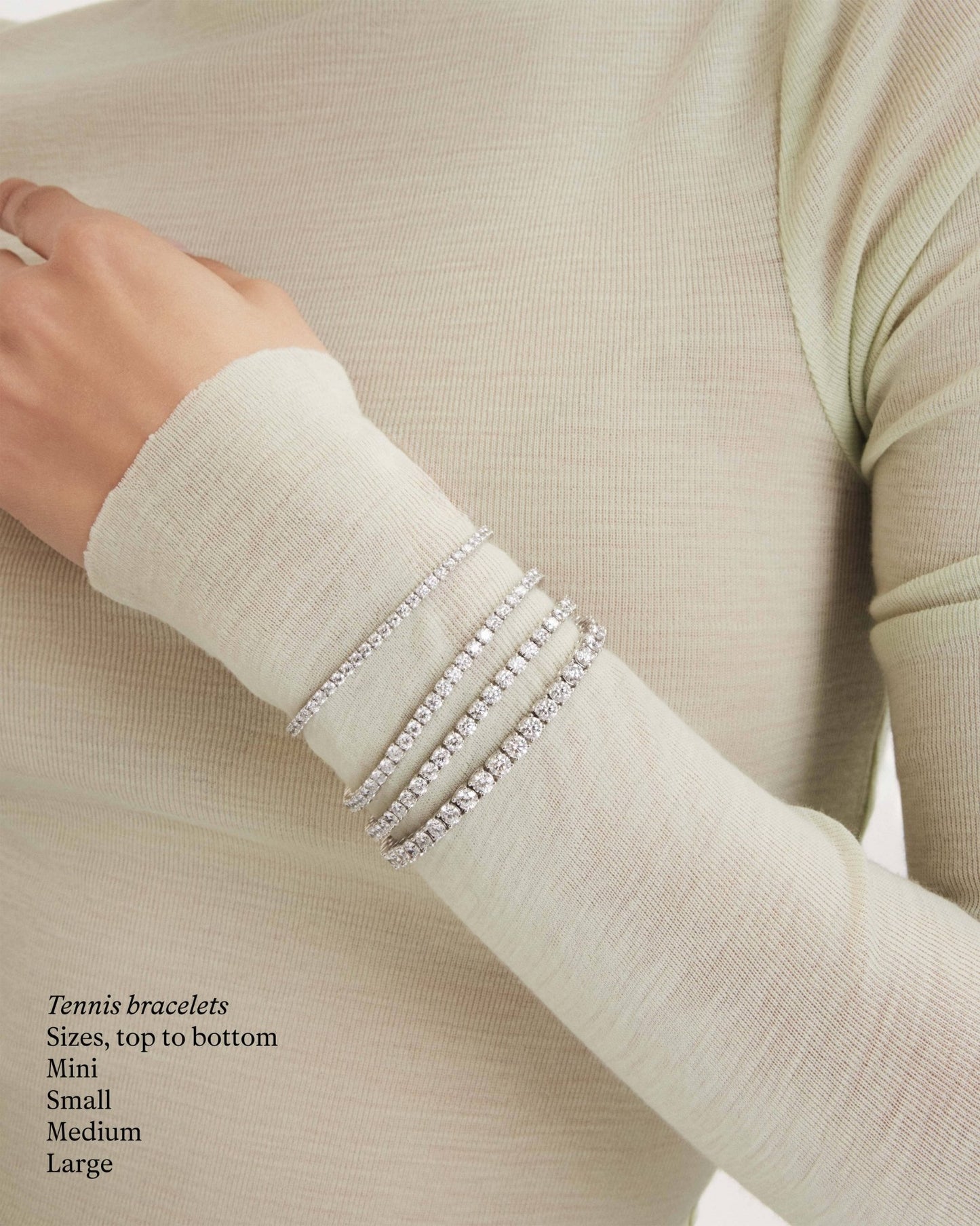 The Tennis Bracelet, Mini - Lotus Diamond