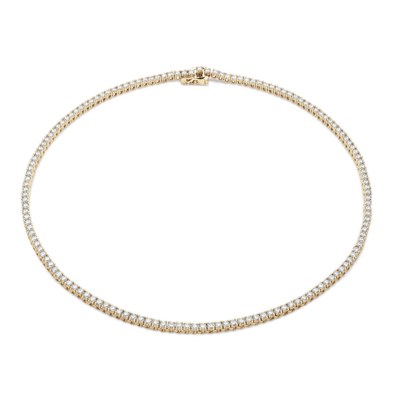 The Tennis Necklace, Mini - Lotus Diamond