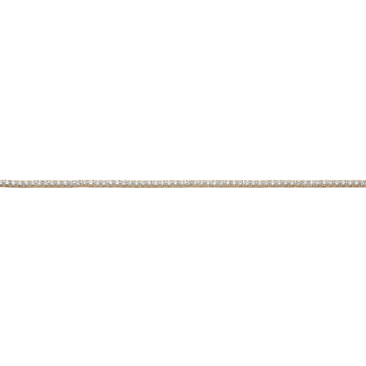 The Tennis Necklace, Mini - Lotus Diamond