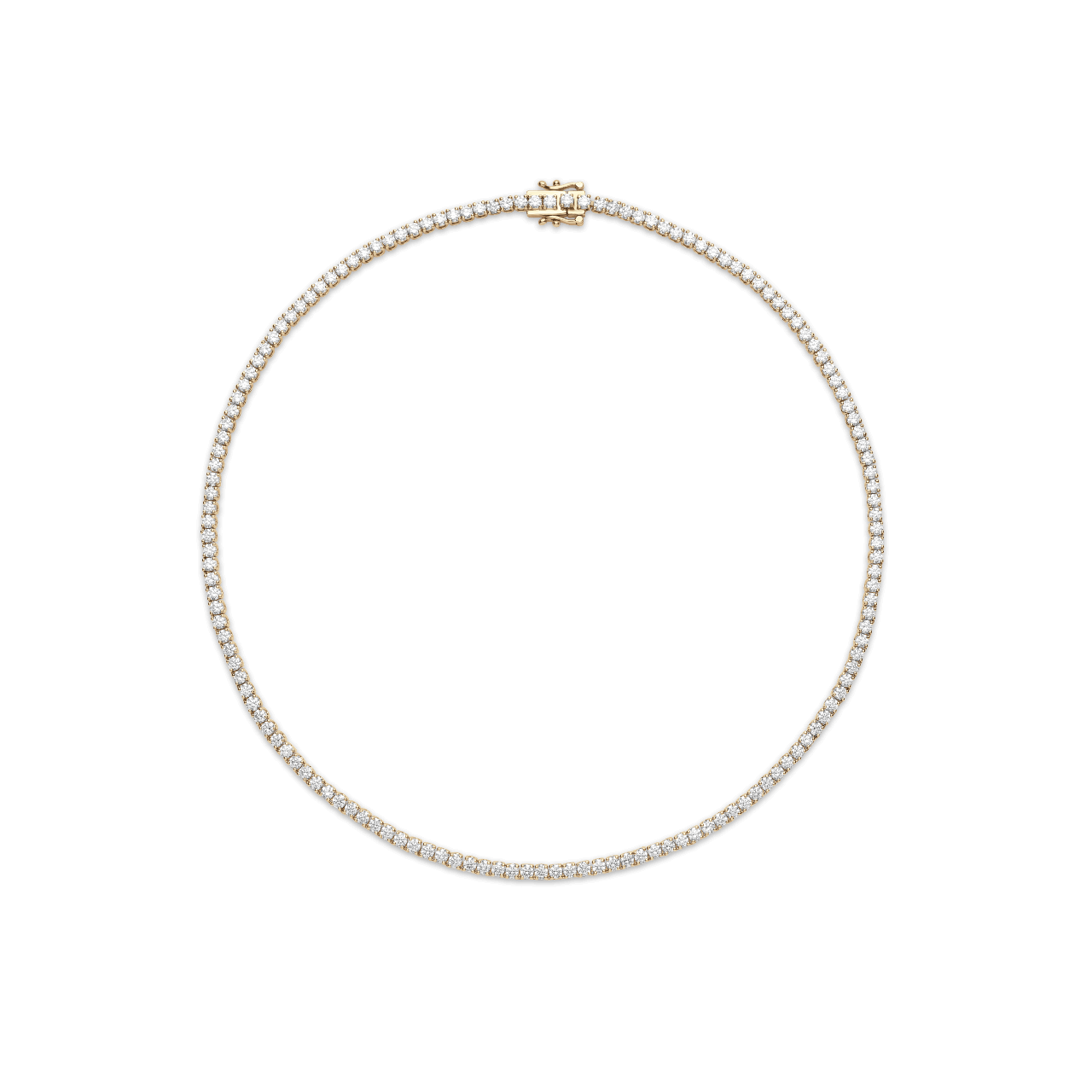 The Tennis Necklace, Mini - Lotus Diamond