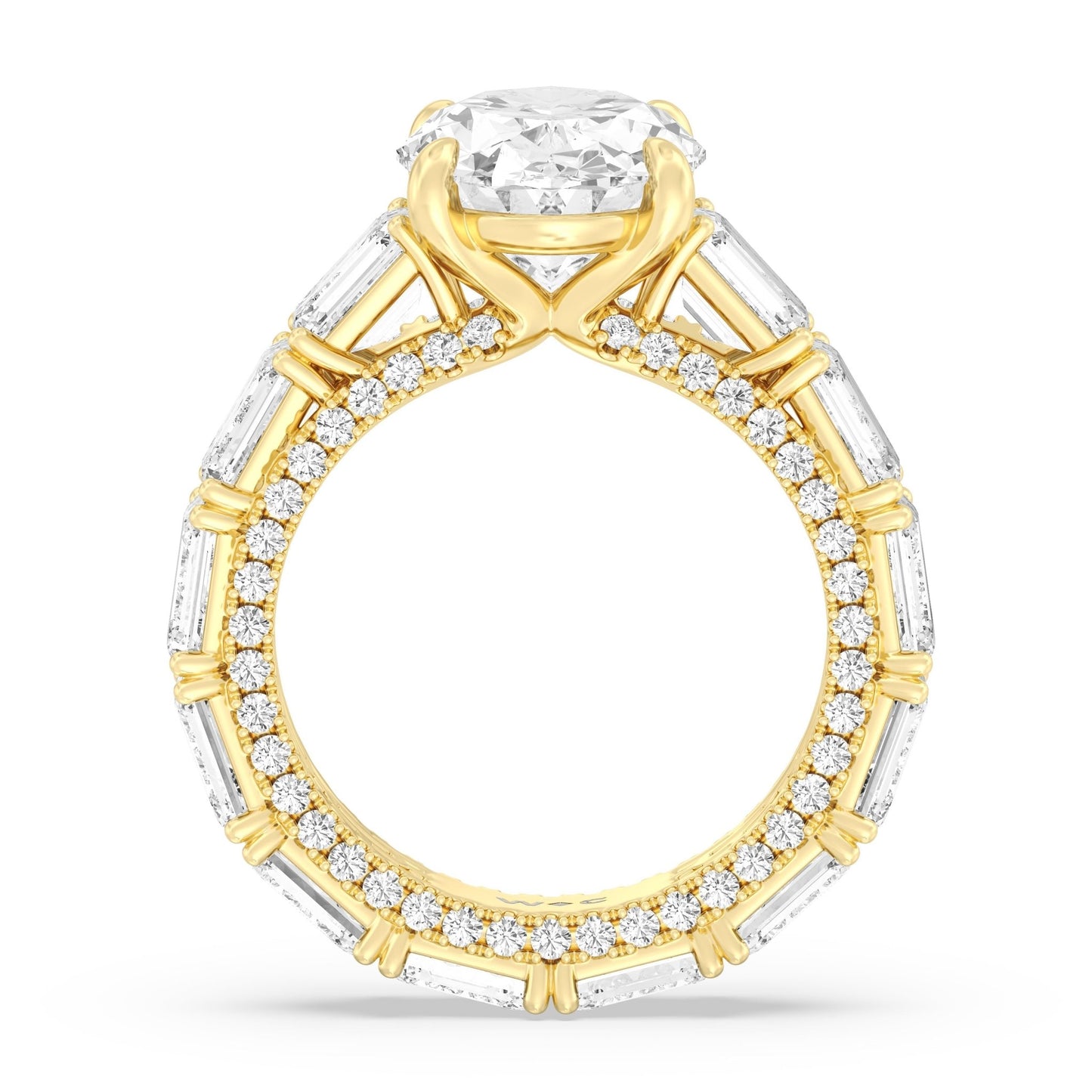The Upper East Side Ring - Lotus Diamond