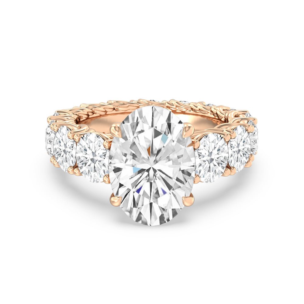 The Upper West Side Ring - Lotus Diamond