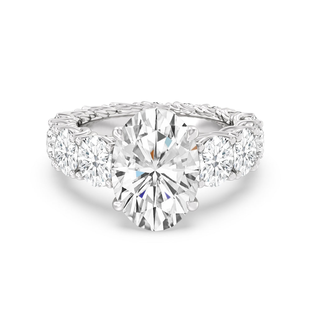 The Upper West Side Ring - Lotus Diamond