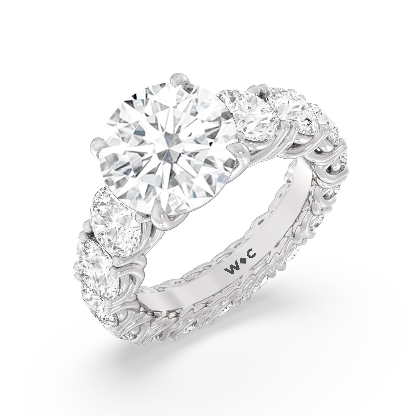 The Upper West Side Ring - Lotus Diamond