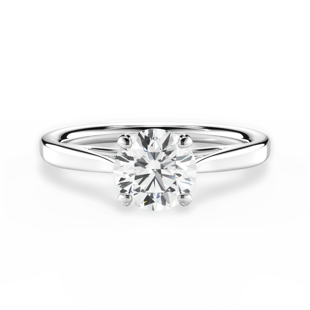 The Vera Solitaire - Lotus Diamond