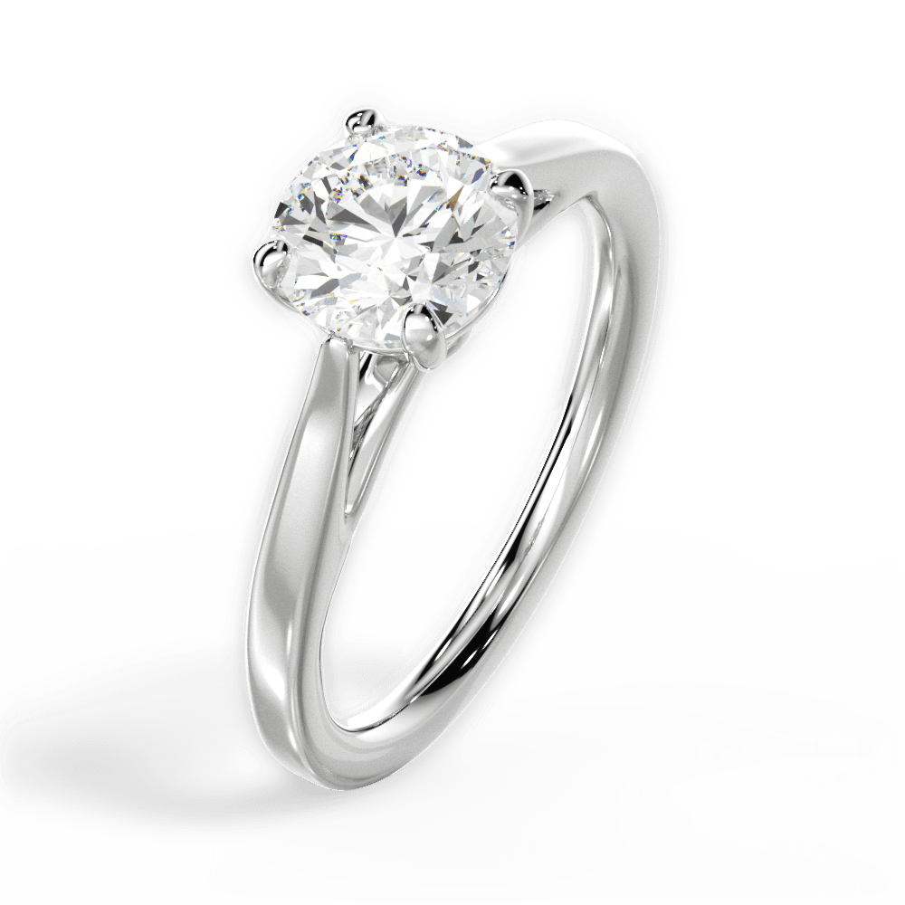 The Vera Solitaire - Lotus Diamond