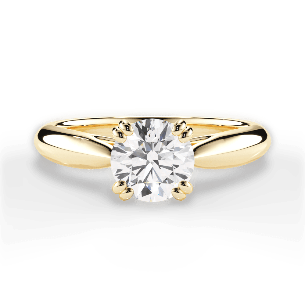 The Willa Solitaire Lotus Diamond