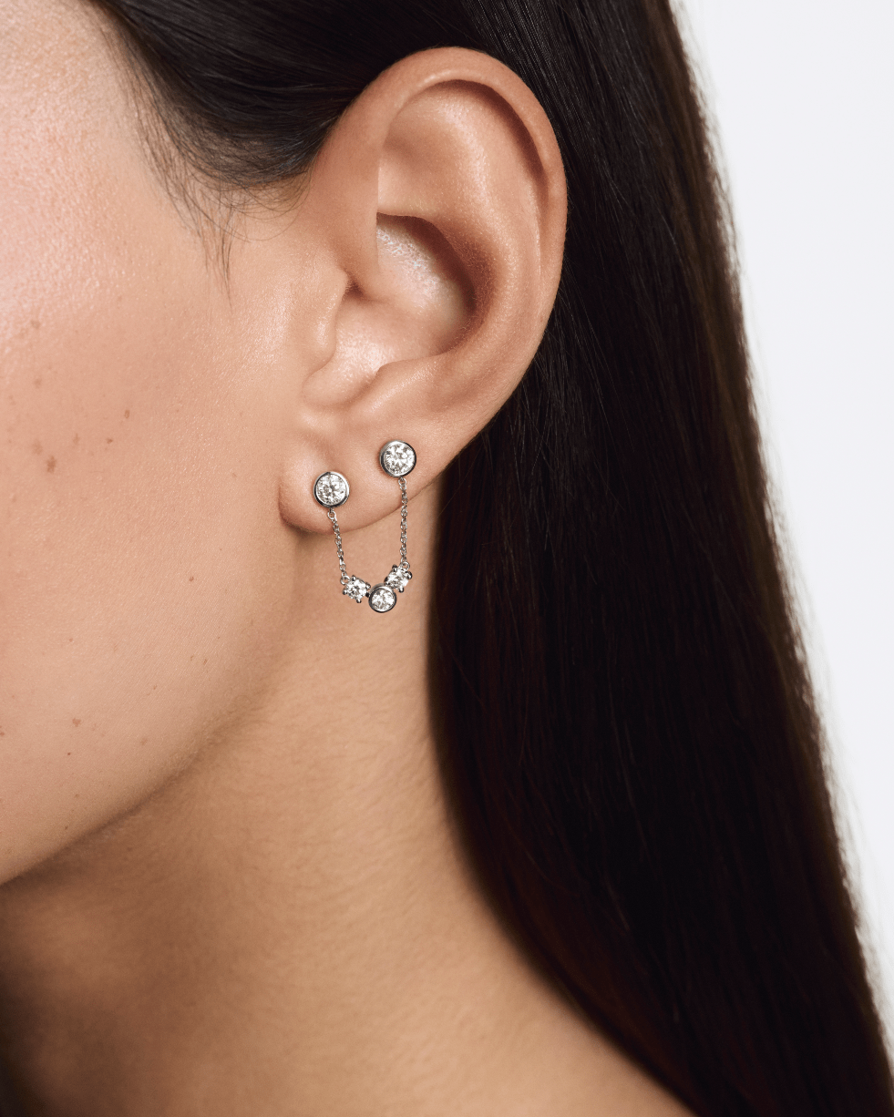 The Williams Earring - Lotus Diamond