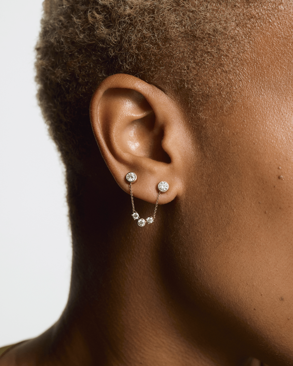 The Williams Earring - Lotus Diamond