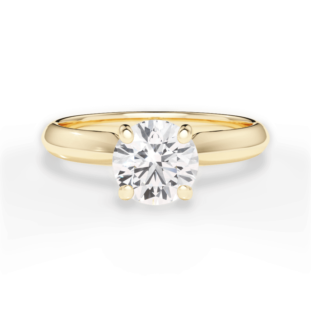 The Zoya Solitaire - Lotus Diamond