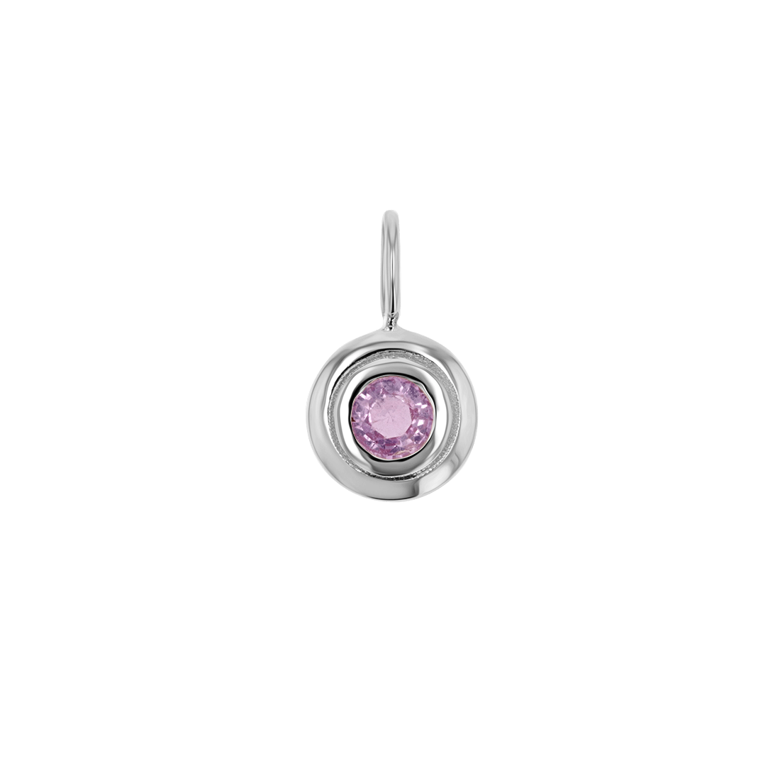 Trinatier Birthstone Pendant Charm - Lotus Diamond