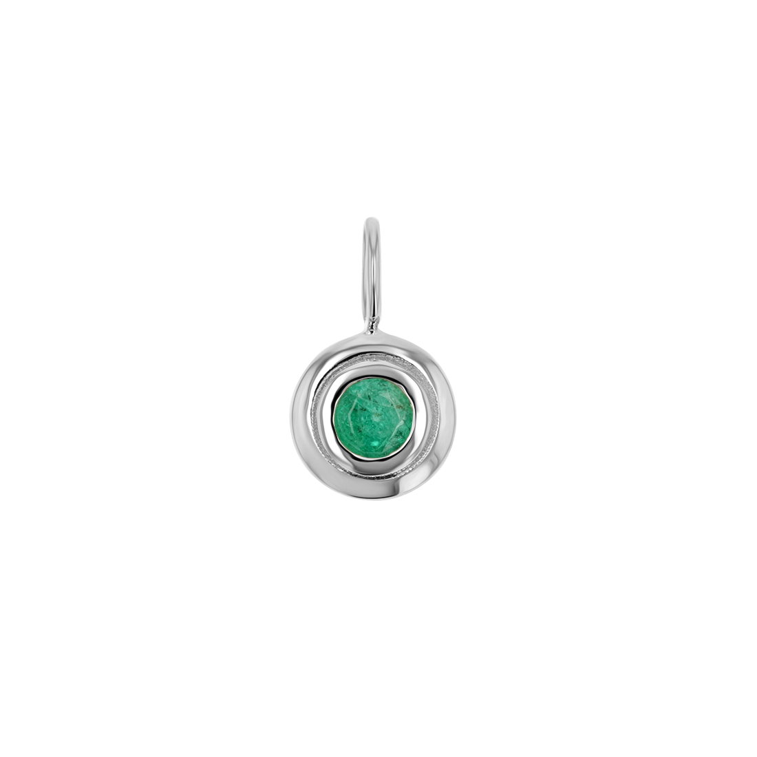 Trinatier Birthstone Pendant Charm - Lotus Diamond