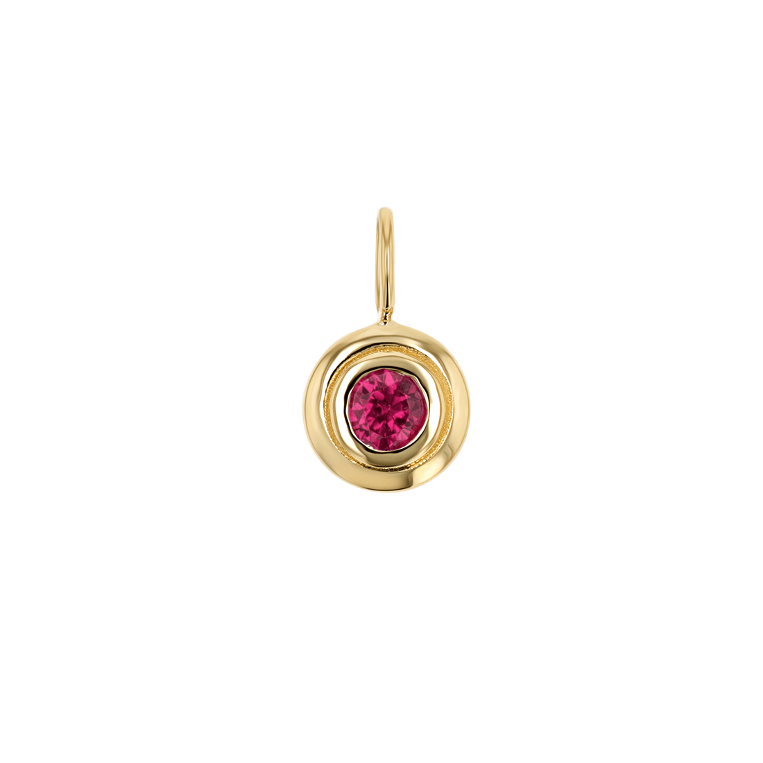 Trinatier Birthstone Pendant Charm - Lotus Diamond