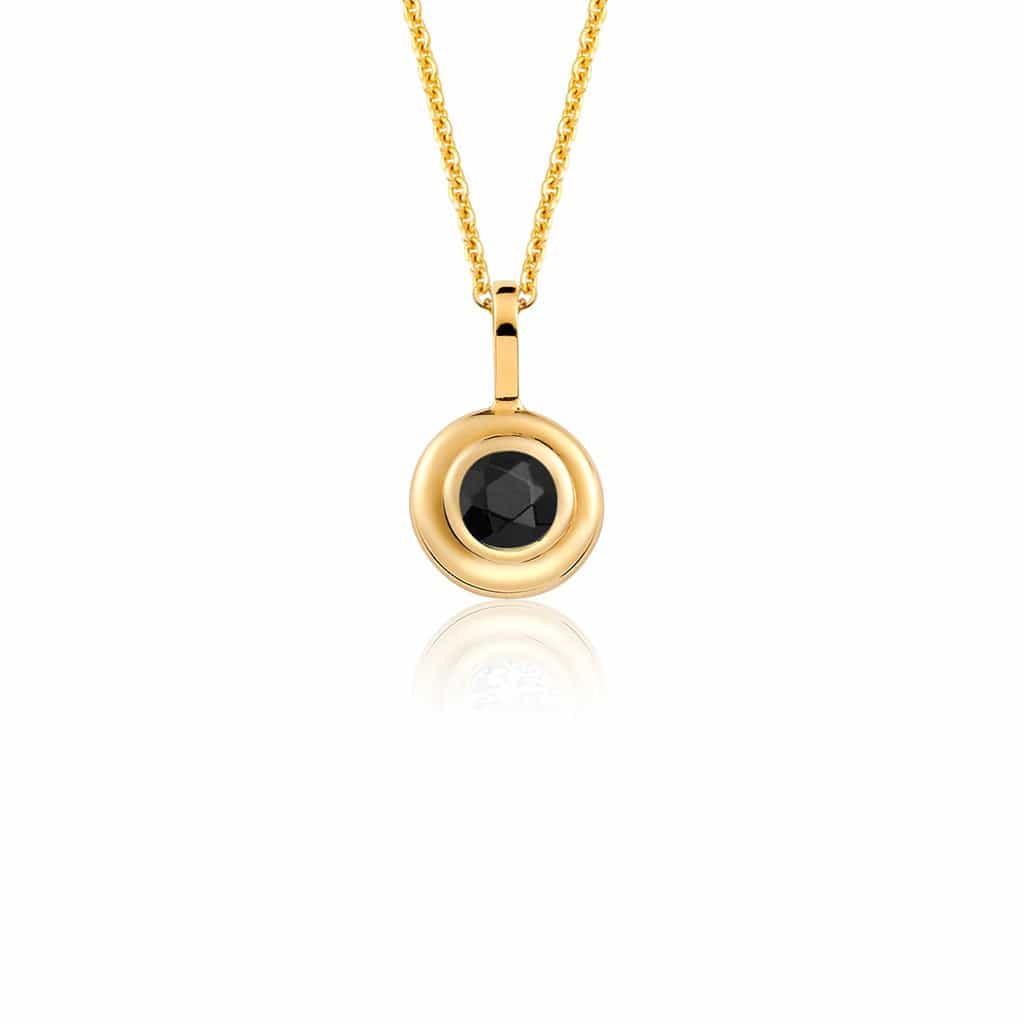 Trinatier Grand Bezel Pendant Necklace - Lotus Diamond