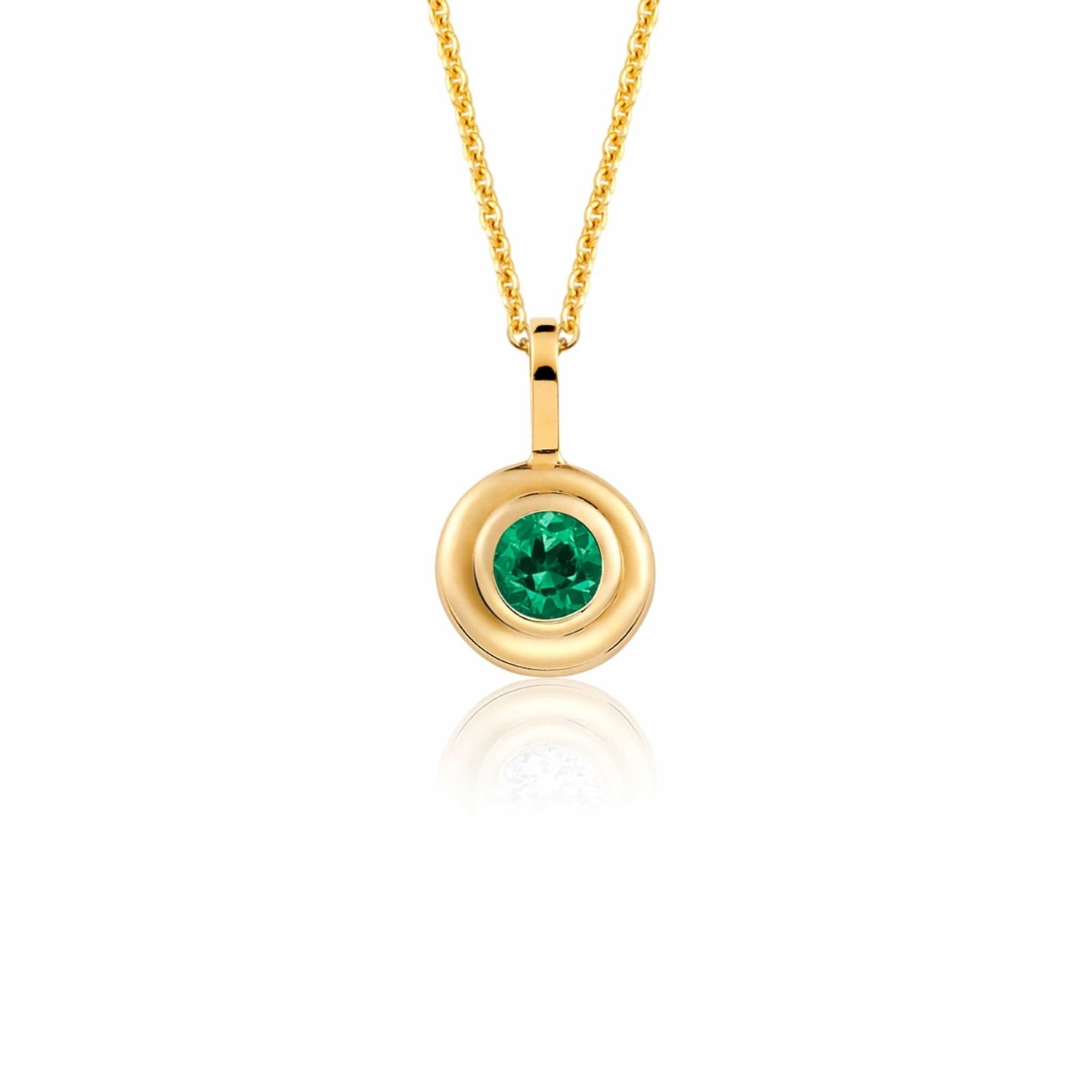 Trinatier Grand Bezel Pendant Necklace - Lotus Diamond
