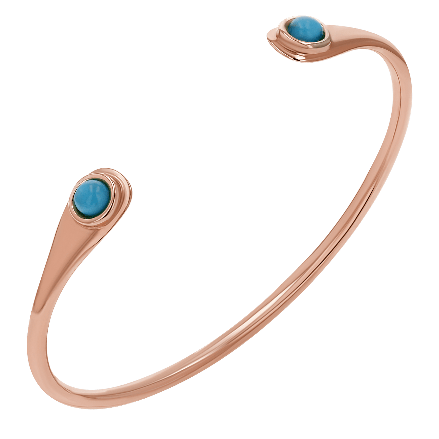 Turquoise Cuff Bracelet - Lotus Diamond