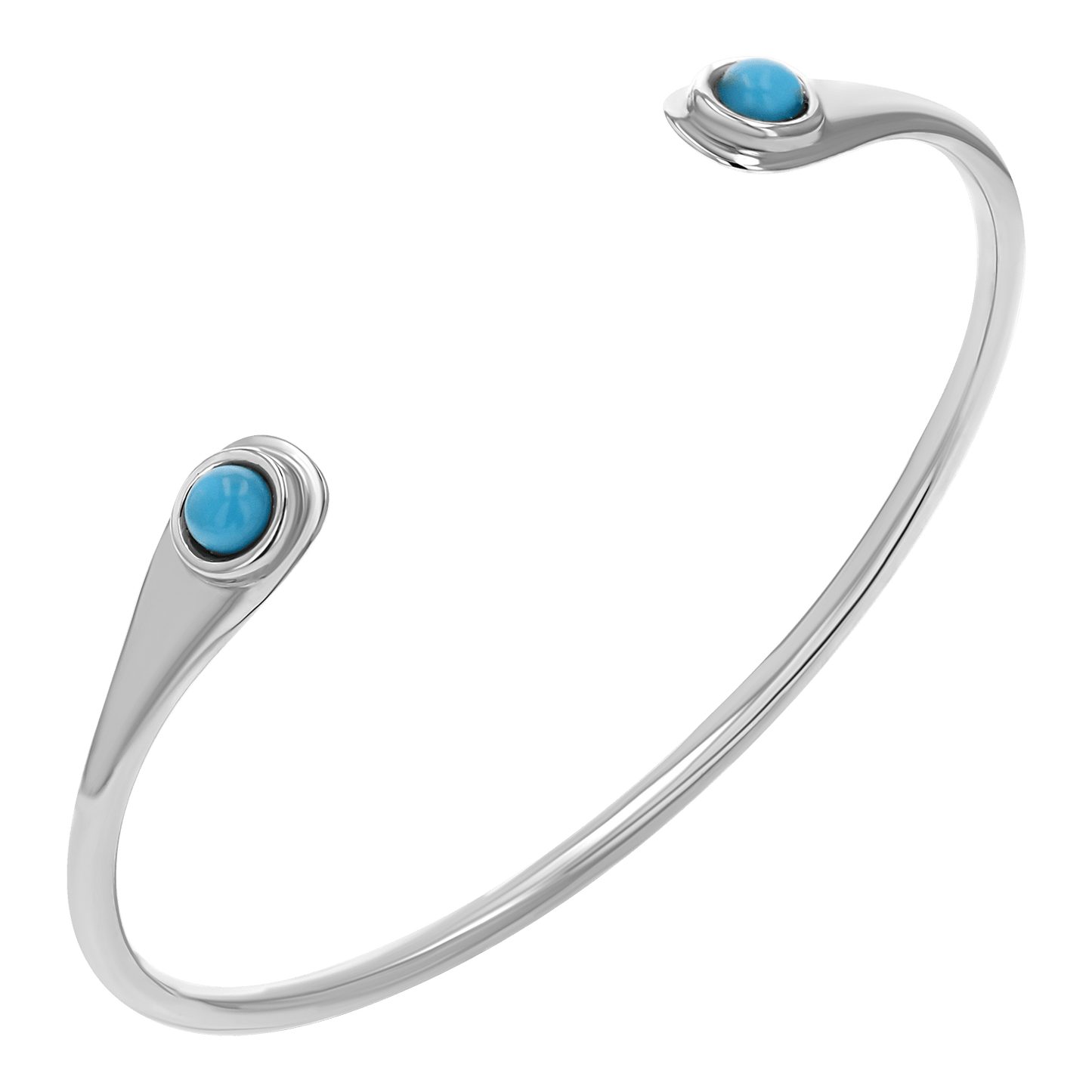 Turquoise Cuff Bracelet - Lotus Diamond