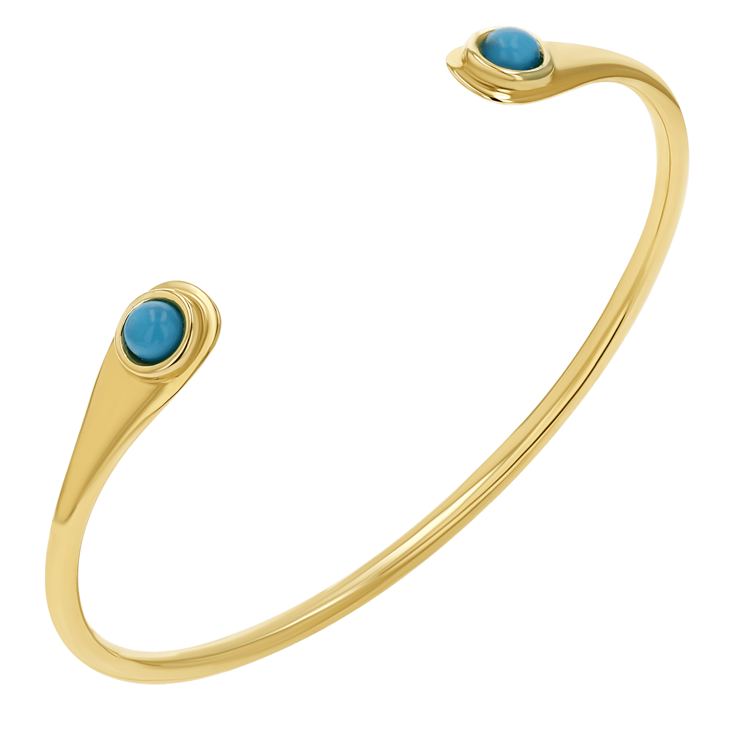 Turquoise Cuff Bracelet - Lotus Diamond