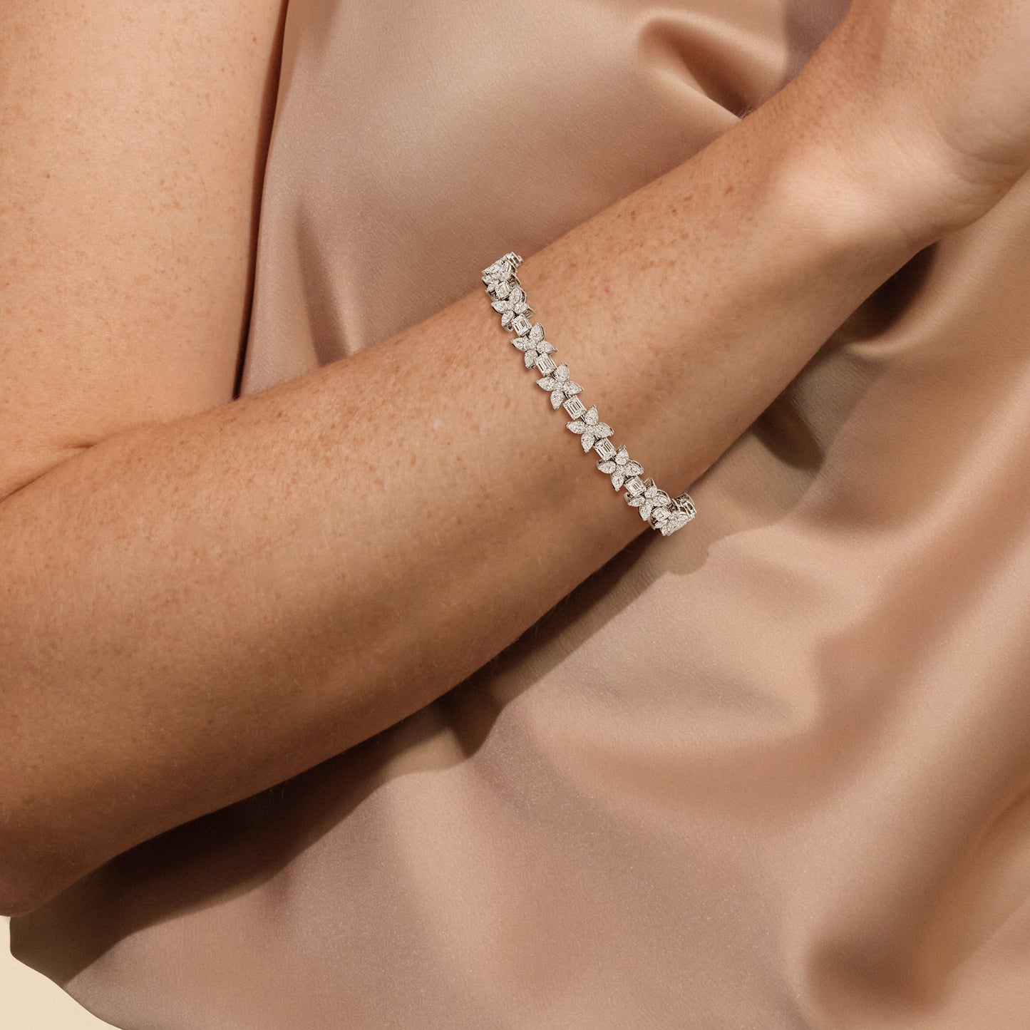 Wildflower Bracelet - Lotus Diamond
