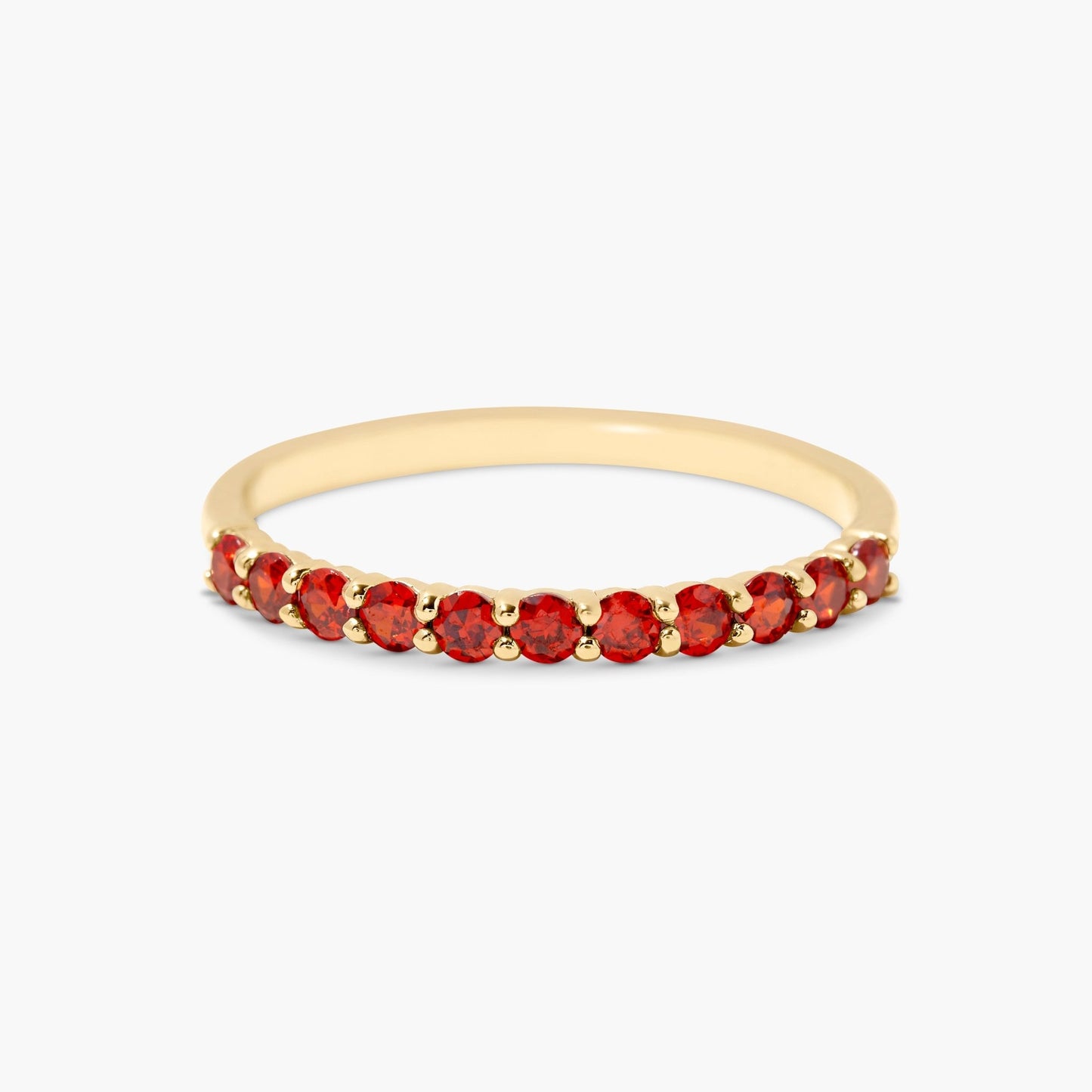 Zara Vermeil Birthstone Ring - Lotus Diamond