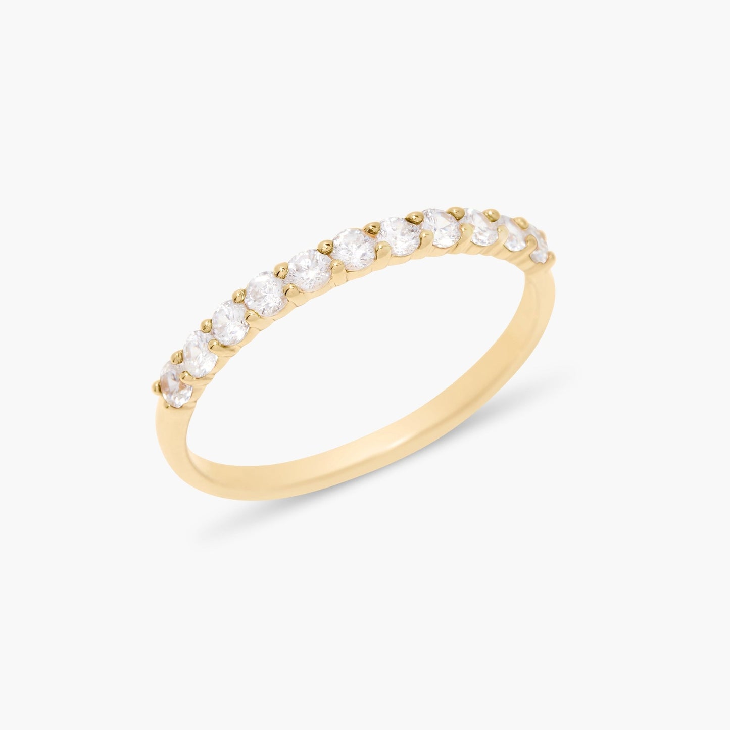 Zara Vermeil Birthstone Ring - Lotus Diamond