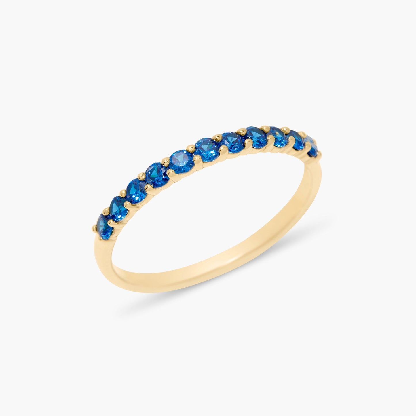 Zara Vermeil Birthstone Ring - Lotus Diamond