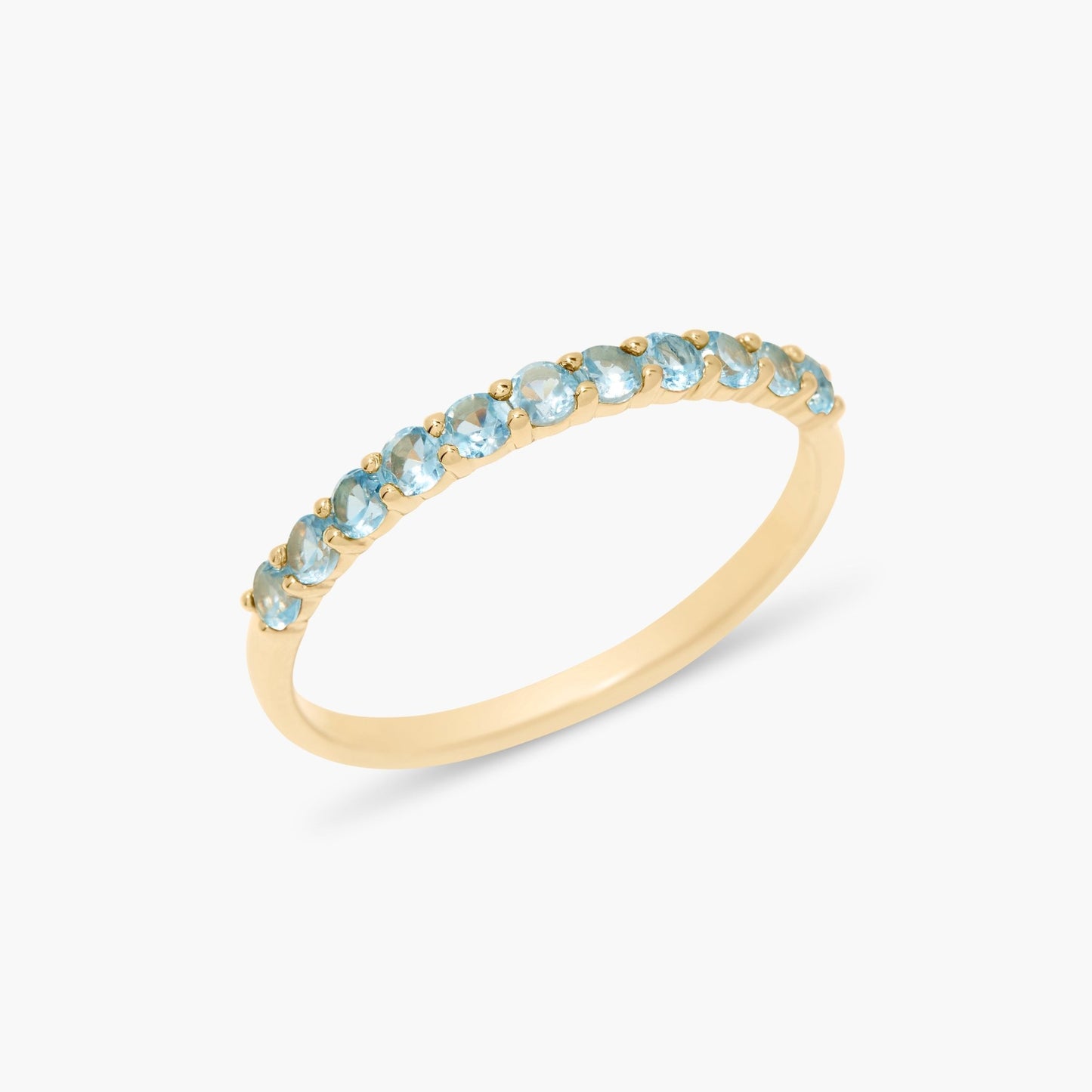 Zara Vermeil Birthstone Ring - Lotus Diamond