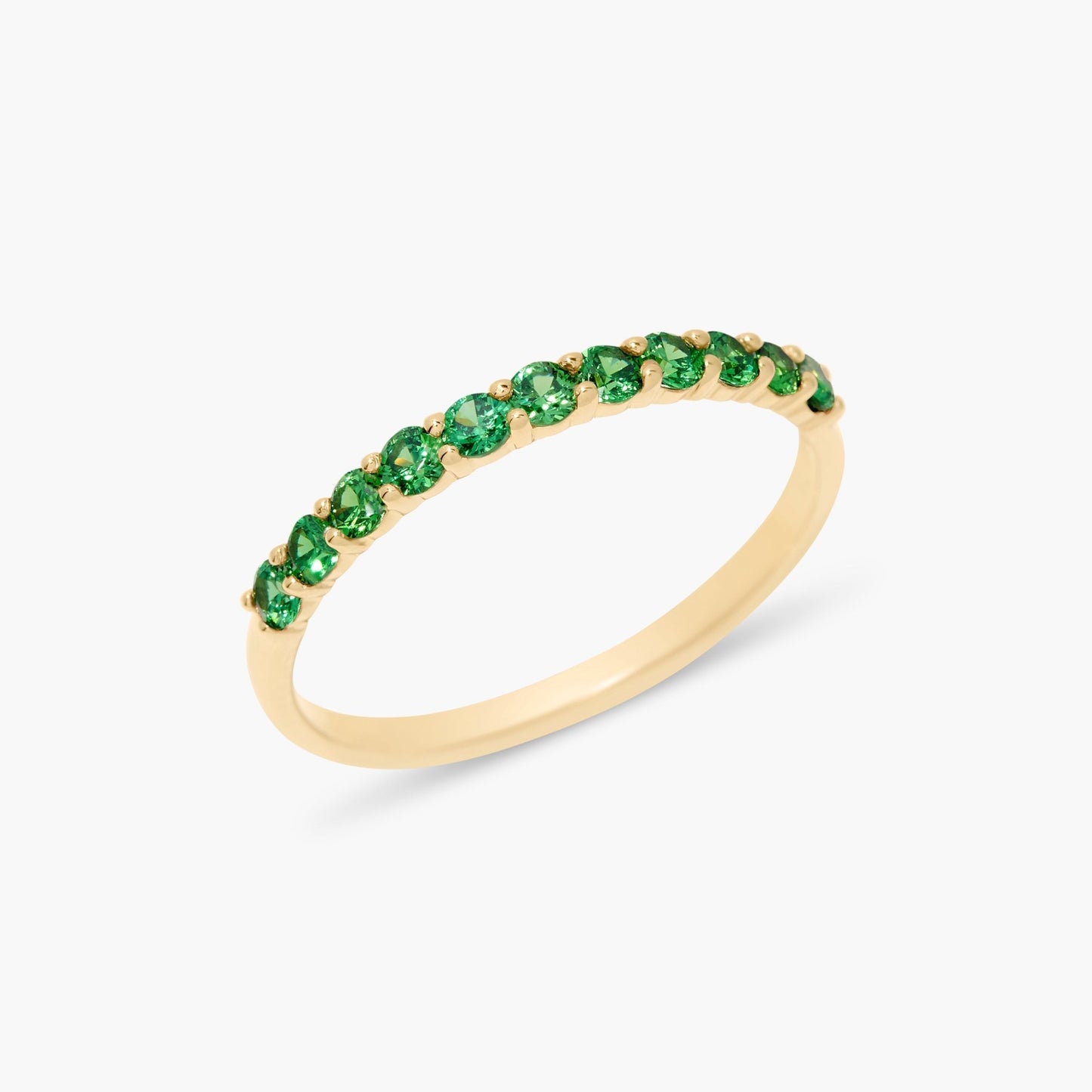 Zara Vermeil Birthstone Ring - Lotus Diamond
