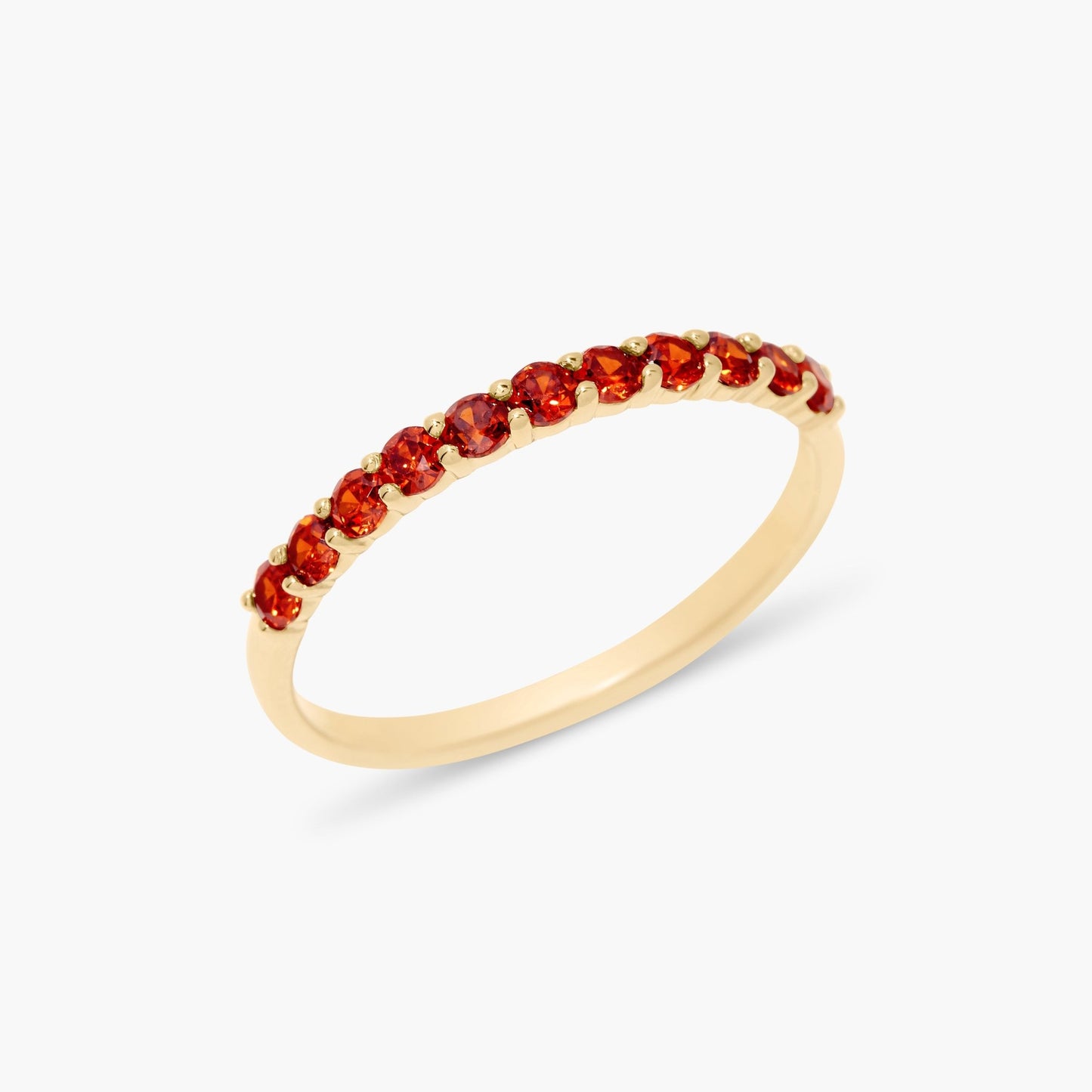 Zara Vermeil Birthstone Ring - Lotus Diamond