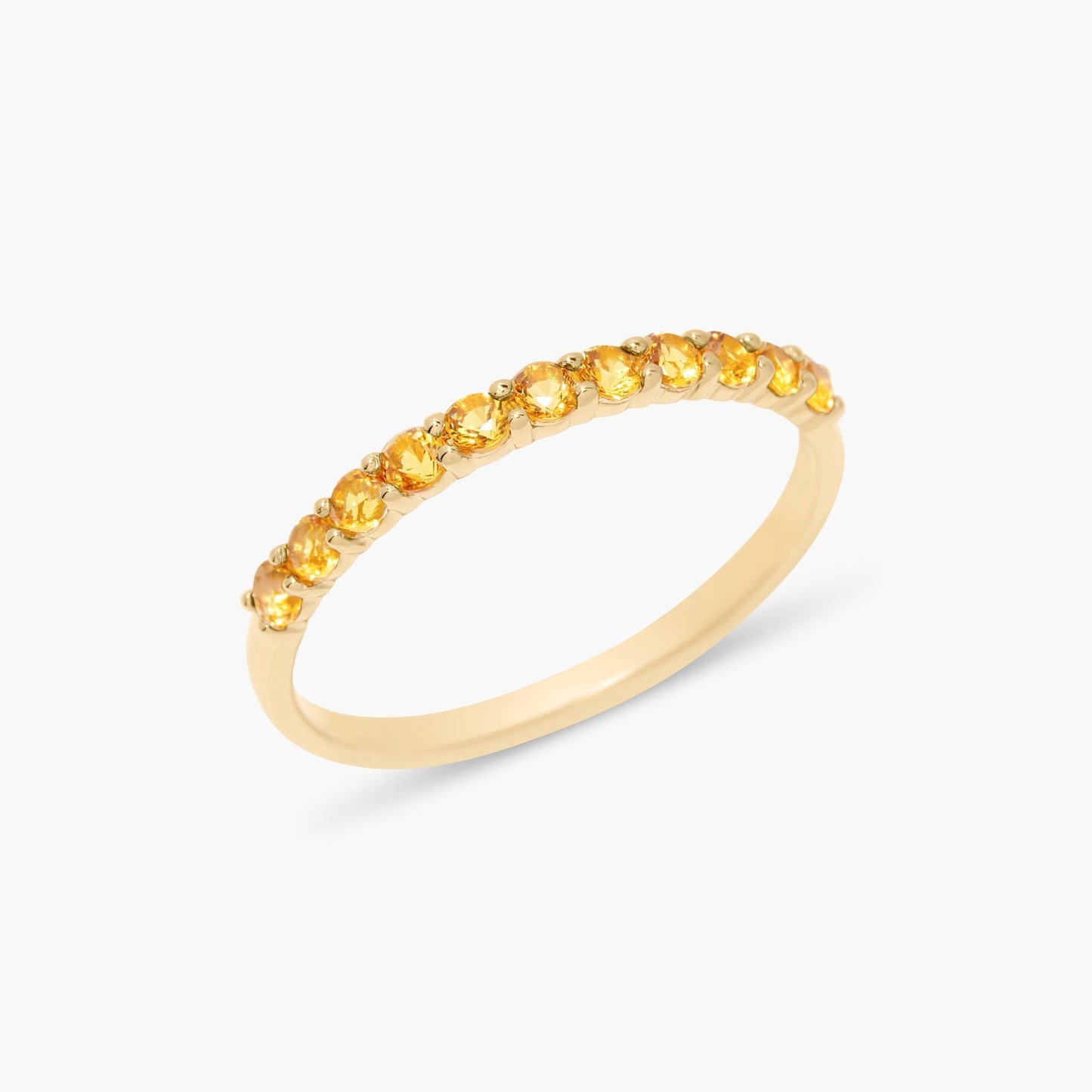 Zara Vermeil Birthstone Ring - Lotus Diamond