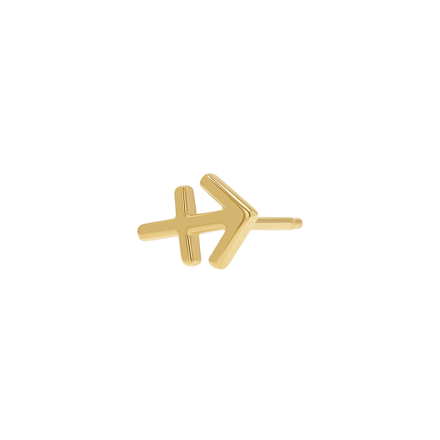 Zodiac Stud Earrings - Lotus Diamond
