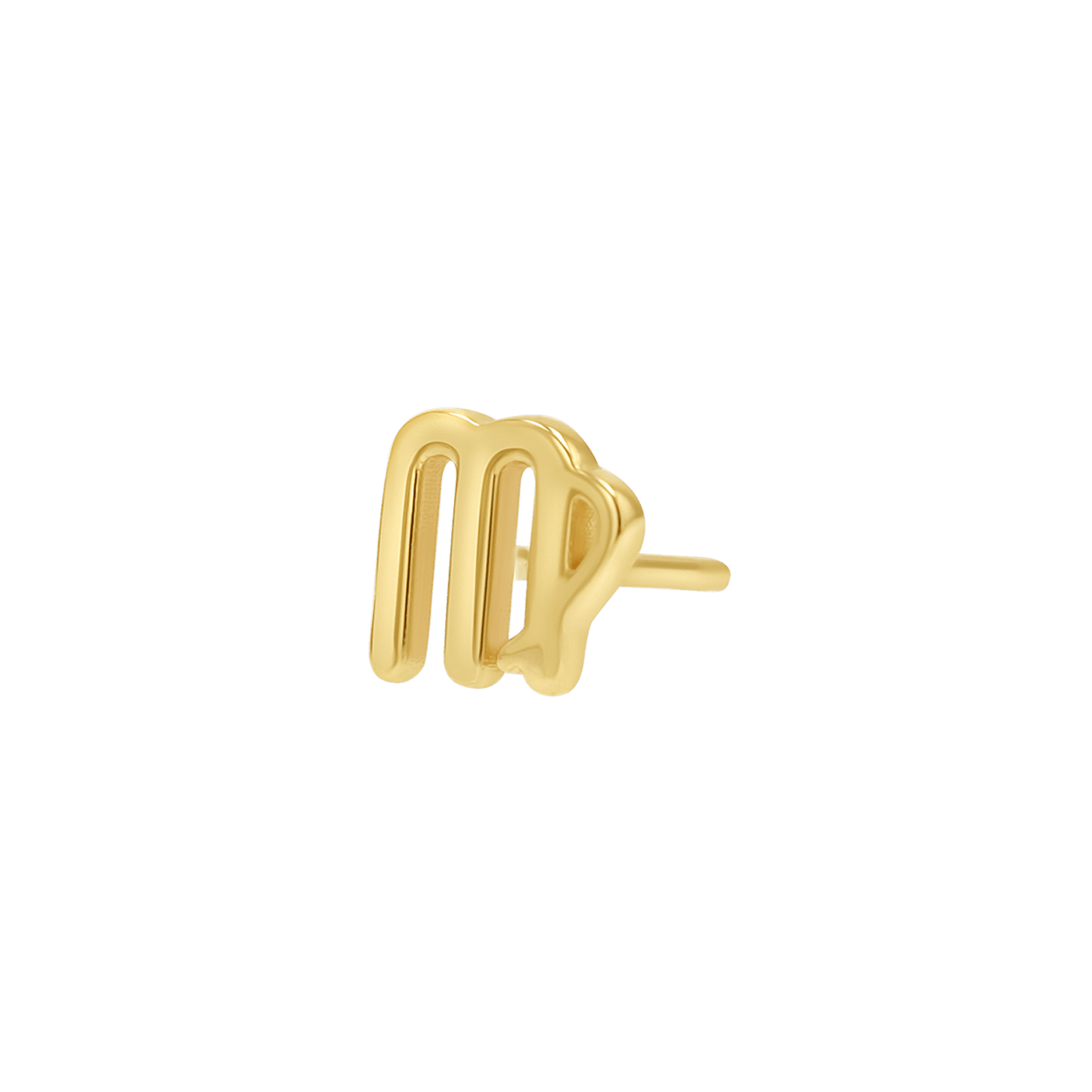Zodiac Stud Earrings - Lotus Diamond