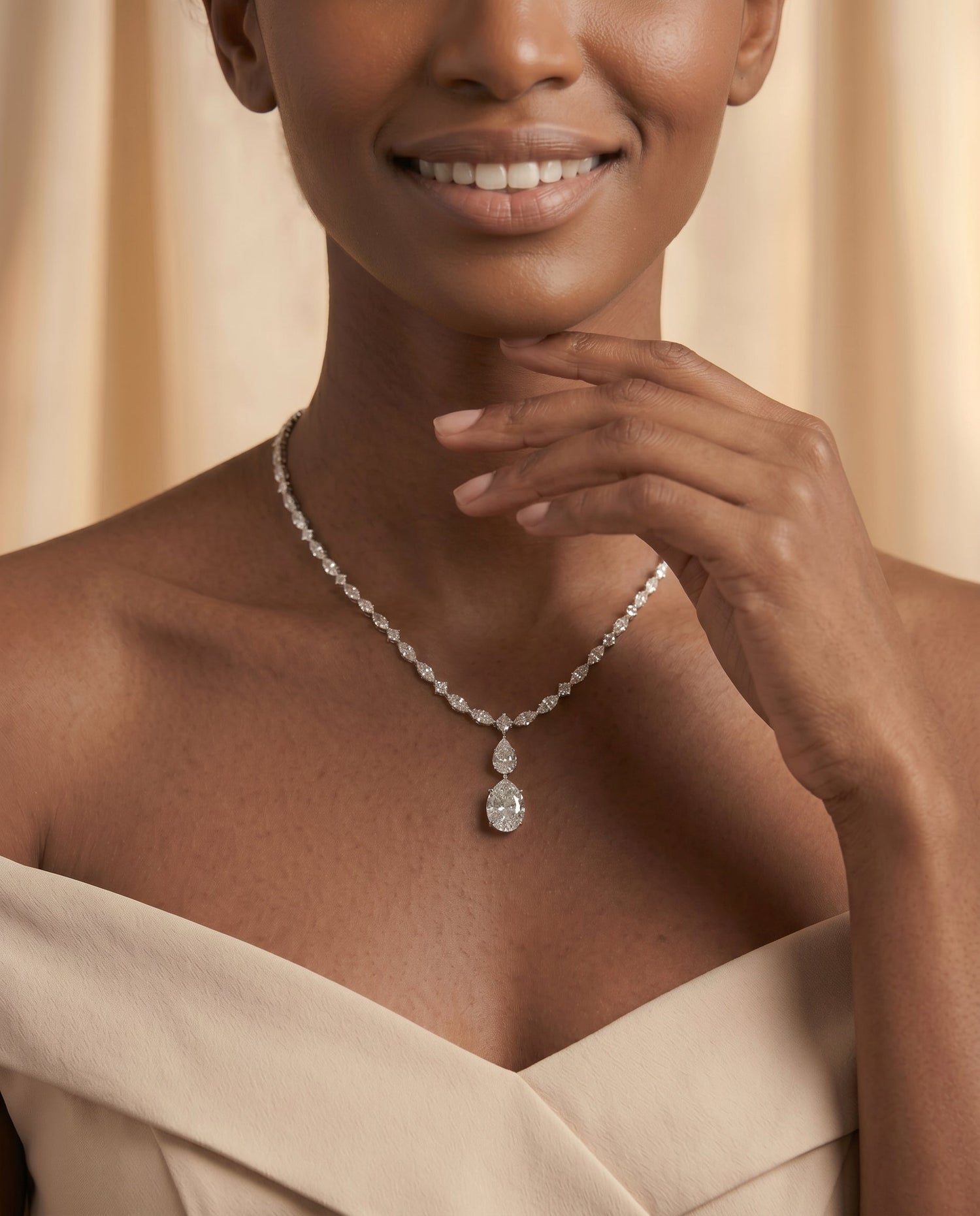 Diamond Necklace - Lotus Diamond