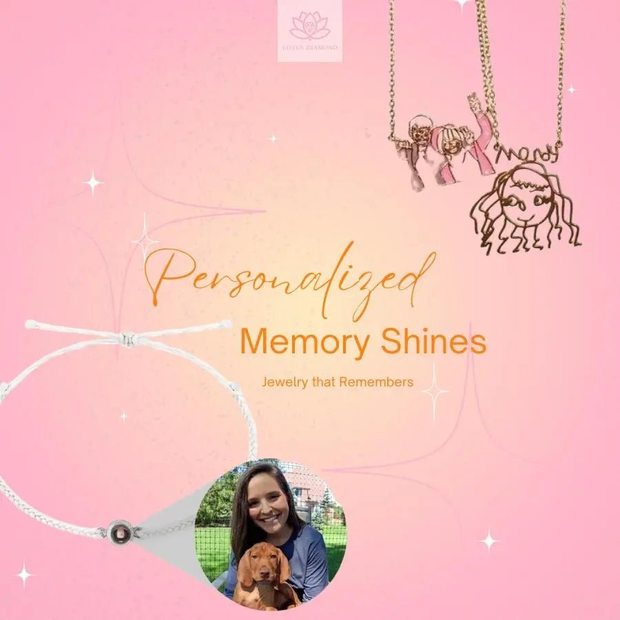 Personalized Jewelry - Lotus Diamond