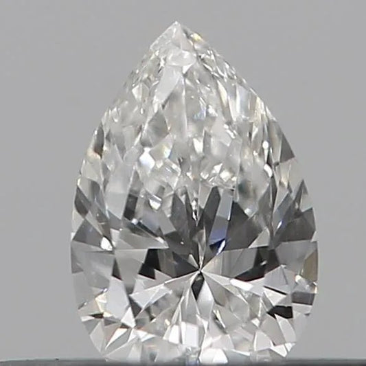 0.08ct Pear Natural Diamond (Colour D, Clarity VS2, Cut VG, IGI Certified) - Lotus Diamond