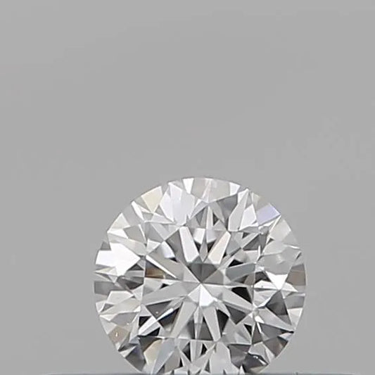 0.10ct Round Natural Diamond (Colour H, Clarity VS1, Cut EX, IGI) Lotus Diamond