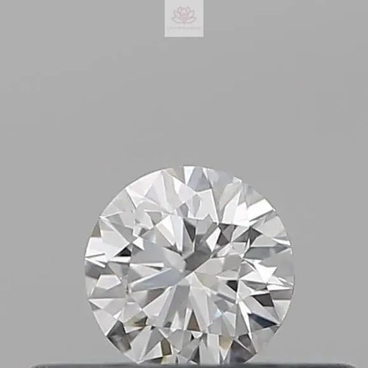 0.10ct Round Natural Diamond (Colour H, Clarity VVS1, Cut VG, IGI) - Lotus Diamond