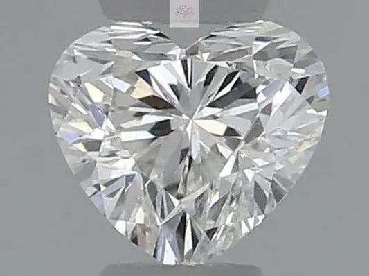 0.18ct Heart Natural Diamond (Colour G, Clarity VS1, GIA) - Lotus Diamond