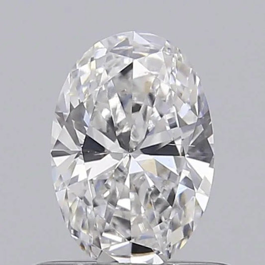0.50ct Oval Lab Grown Diamond (Colour E, Clarity VS2, IGI Certified) - Lotus Diamond