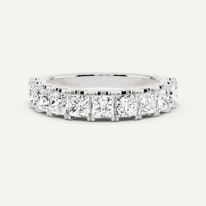 1 1/2 ctw Princess Diamond Eleven Stone Anniversary Band - Lotus Diamond