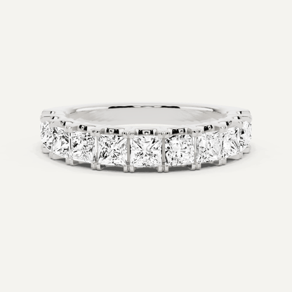 1 1/2 ctw Princess Diamond Eleven Stone Anniversary Band - Lotus Diamond