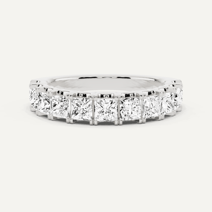 1 1/2 ctw Princess Diamond Eleven Stone Anniversary Band - Lotus Diamond