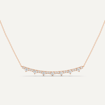 1 1/8 ctw Round Diamond Fashion Necklace - Lotus Diamond