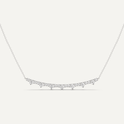 1 1/8 ctw Round Diamond Fashion Necklace - Lotus Diamond
