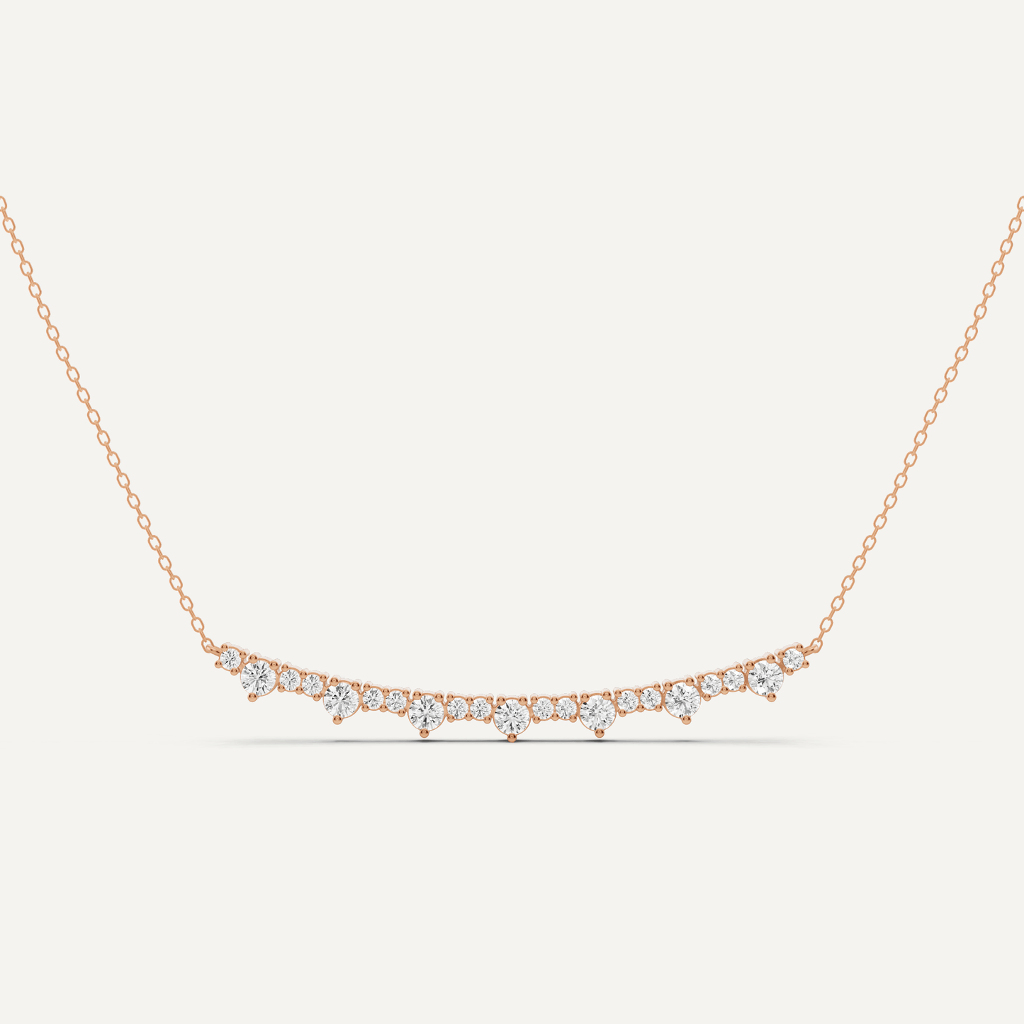 1 1/8 ctw Round Diamond Fashion Necklace - Lotus Diamond