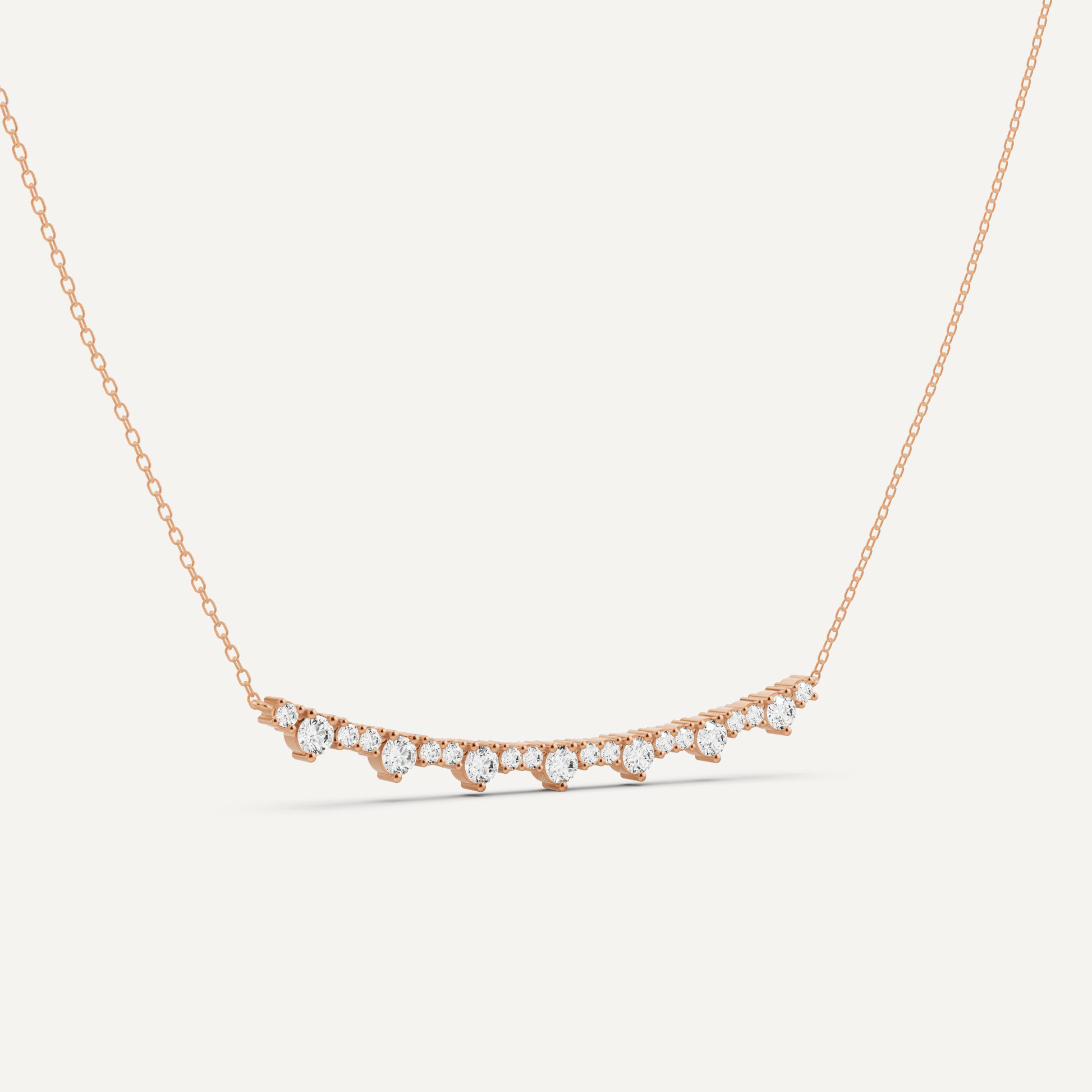 1 1/8 ctw Round Diamond Fashion Necklace - Lotus Diamond