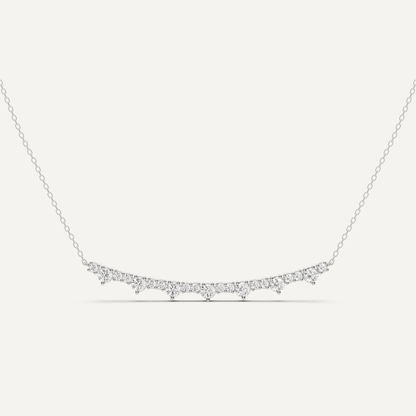 1 1/8 ctw Round Diamond Fashion Necklace - Lotus Diamond