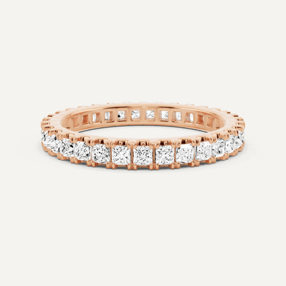 1 ctw Princess Diamond Eternity Band - Lotus Diamond