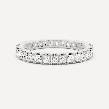 1 ctw Princess Diamond Eternity Band - Lotus Diamond